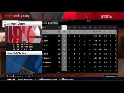 NBA 2K20 mycareer episode 69 56 Triple doubles for me and jr pitts 34 points jr james 29 points