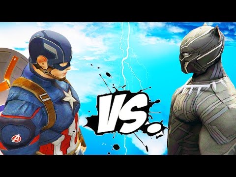 Captain America vs Black Panther - Epic Superheroes Battle Video