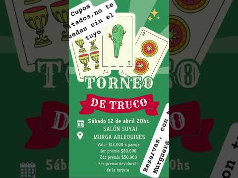 Sábado 12/04/25. 20 hs. Gral. Enrique Godoy, Prov. de Río Negro. #locosxeltruco #truco