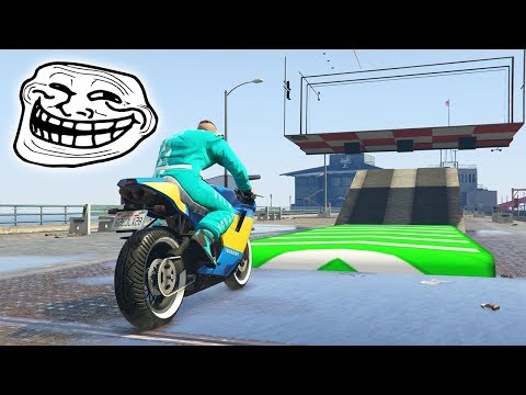 CARRERA TROLL CON MOTOS!! - FINAL IMPOSIBLE!! - CARRERA TROLL (GTA V ONLINE) - Kosi023