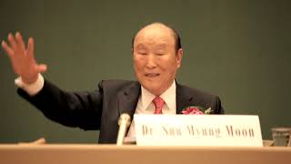 Rev SM Moon speaks at the UN Geneva, May 13, 2011 Switzerland
