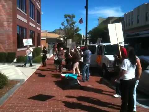 Protest in Malden, MA