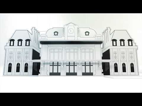 J-500 avant la transformation de la gare en La Station