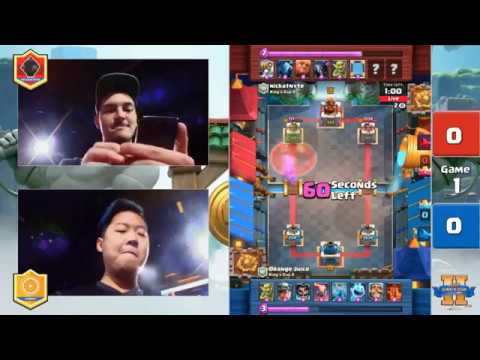 Orange Juice VS Nickatnyte | Clash Royale King's Cup 2