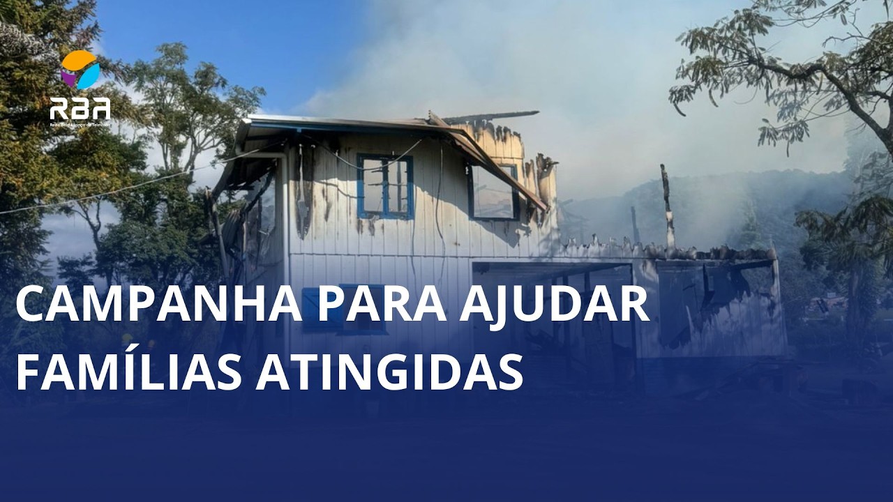 Campanha solidária é iniciada para ajudar na recuperação de bens perdidos em incêndio em residência em Rio do Sul