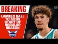 LaMelo Ball to MISS Start of Hornets' Regular Season with Ankle Injury | CBS Sports HQ