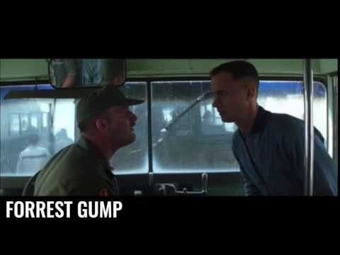 Scène culte - Forrest Gump - T'es même pas digne de lécher mes bottes de merde !