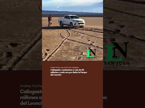 Calingasta: condenaron a más de $4 millones a cada uno por dañar la Pampa del Leoncito