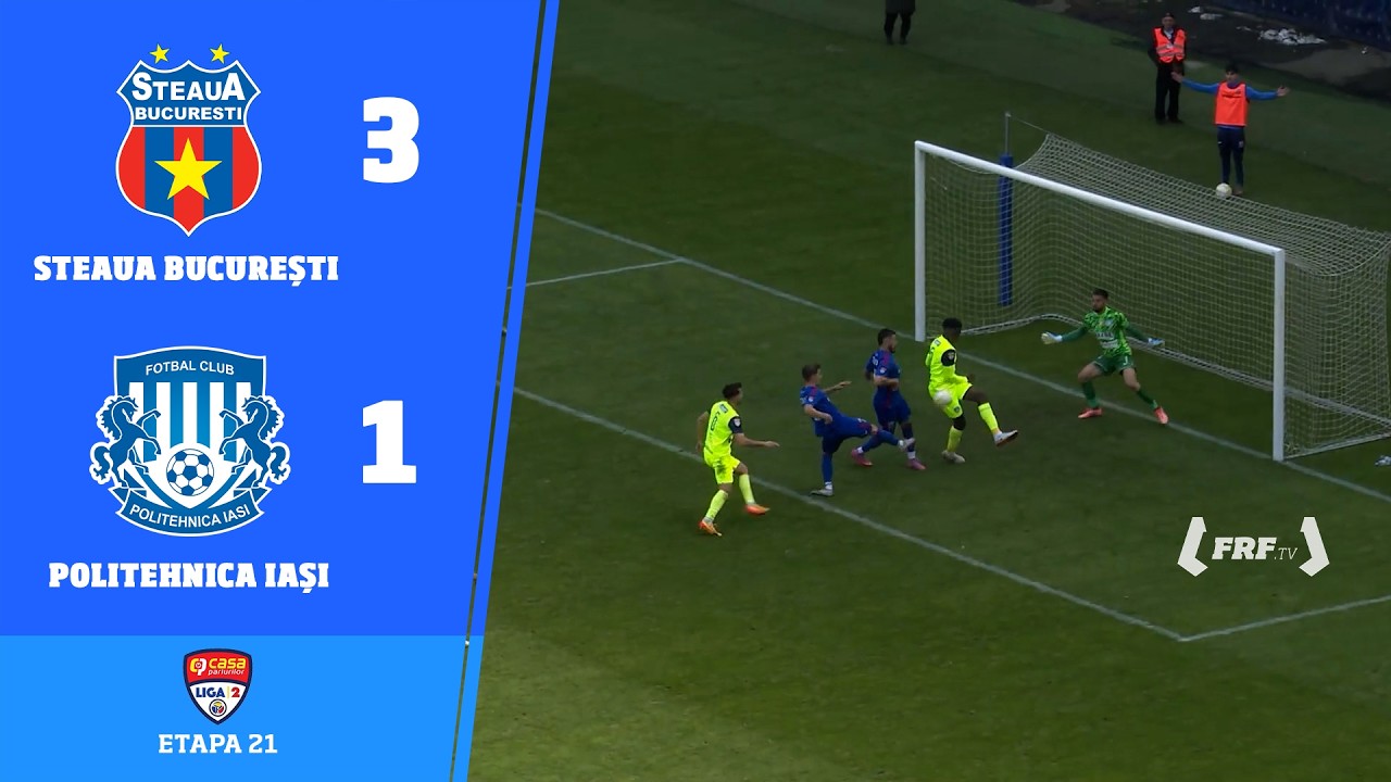 Steaua București vs ACSM Politehnica Iași Highlights