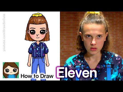 How To Draw Eleven from Stranger Things 3