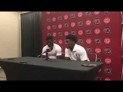 Rashad Fenton and Chris Lammons postgame vs. Texas A&M