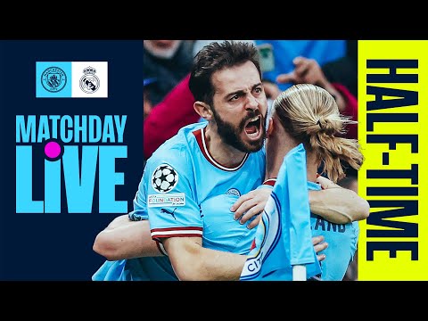 CITY IN THE LEAD AGAINST MADRID! | MATCHDAY LIVE | HALF-TIME SHOW