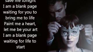 Sia- Blank Page (Fifty shades of darker) - Lyrics
