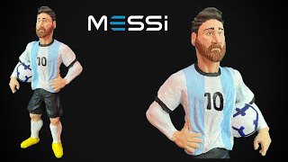 Messi - Polymer Clay Sculpture