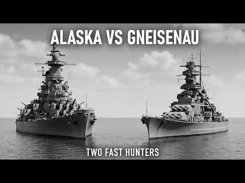 USS Alaska vs Gneisenau — Two Fast Hunters