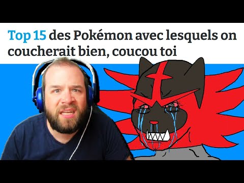 JE RÉAGIS AU 𝗣𝗜𝗥𝗘 TOP POKÉMON DE L'HISTOIRE DE L'HUMANITÉ PAR UN SITE PUTACLICK (2 de QI)