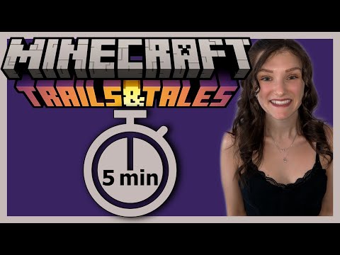 MINECRAFT 1.20 UPDATE TRAILS AND TALES IN 5 MINUTEN ⏱️