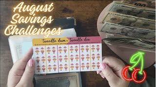 August Cash Stuffing No. 2 $203 | Savings Challenges