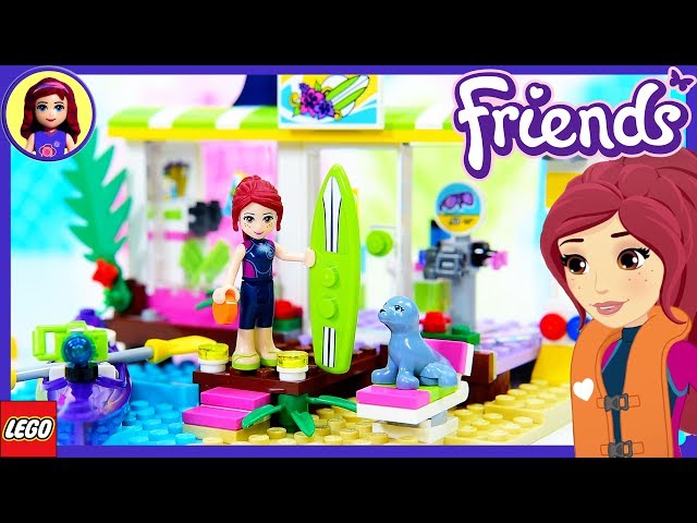 LEGO Friends Heartlake Surf Shop Review Build Silly Play Kids Toys