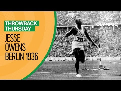 Jesse Owens' Historic Wins at the Berlin 1936 Olympics | Throwback Thursday
