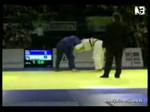 Judo EC Lissabon 2008 Zhorzholiani (GEO) - Humbert (FRA)
