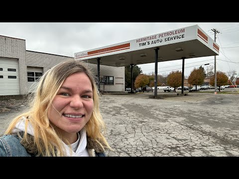 ABANDONED GAS STATION/REPAIR SHOP- HERMITAGE PETROLEUM - Hermitage PA