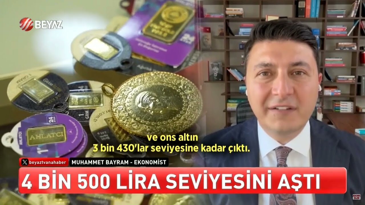 Altın Yine Rekor Kırdı! 4 Bin 500 TL Seviyesini Aştı... 