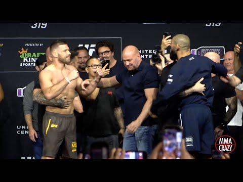 INSANE: UFC 319: Dricus Du Plessis vs. Khamzat Chimaev Weigh-in Face Off