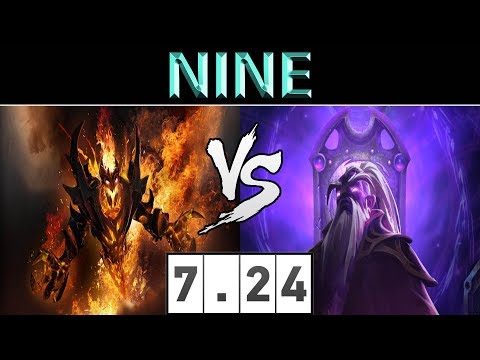 Nine [Shadow Fiend] vs [Void Spirit] ► EU Ranked ► Dota 2 7.24