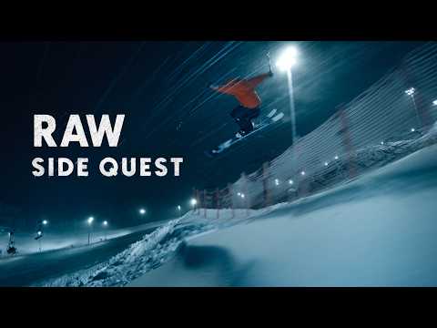 Night skiing in Finland - Side Quest/RAW