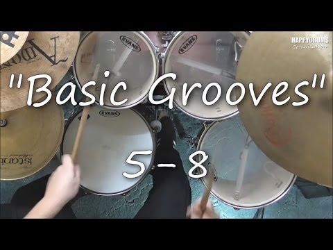 Basic Groove Variations 5-8 [Happydrums Compilation]