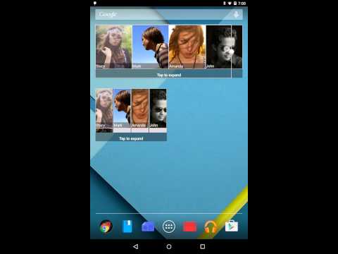 Favorite Contacts Widget Blur