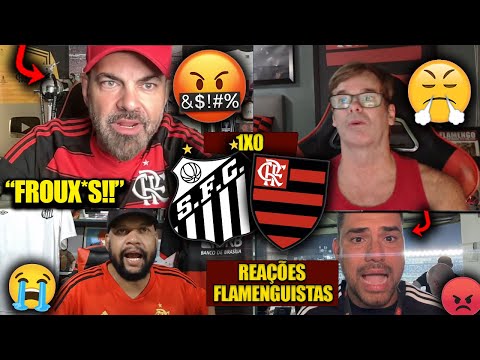 REAÇÕES dos FLAMENGUISTAS FURIOSOS com a DERROTA - SANTOS 1X0 FLAMENGO [REACT BRASILEIRÃO 2025]