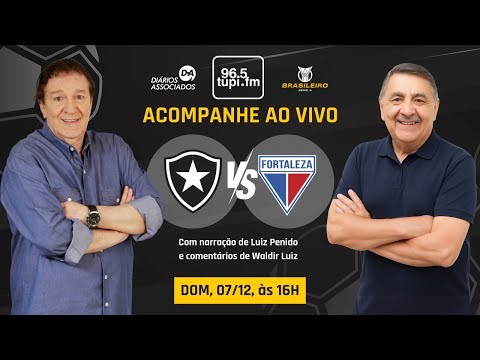 BOTAFOGO 4 x 2 FORTALEZA - Brasileirão Série A - 38ª rodada - 07/12/2025 - AO VIVO