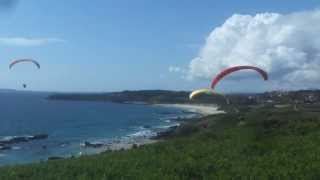 preview picture of video 'Parapente en Bascuas (Sanxenxo) Paragliding'