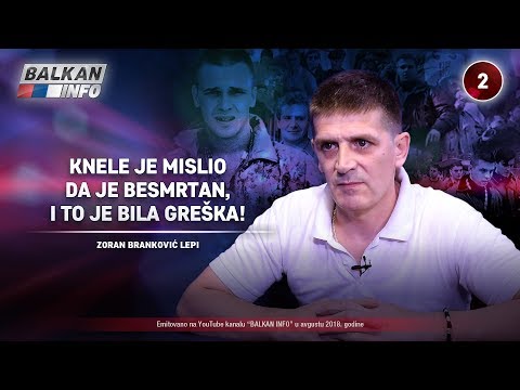 INTERVJU: Zoran Branković Lepi - Knele je mislio da je besmrtan i to je bila greška! (26.8.2018)