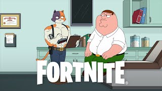Peter Griffin Seeks Fitness Advice from Meowscles | Fortnite Hybrid Short
