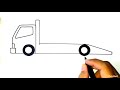 Cara Menggambar Truk Towing Mudah