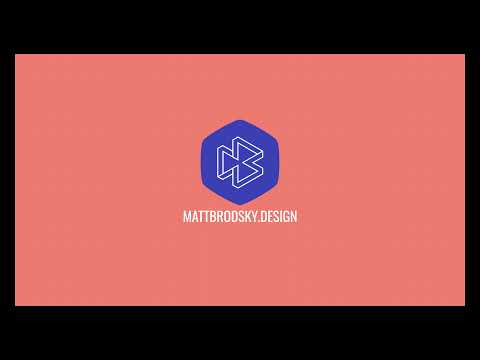 Matthew Brodsky Logo Motion Animation