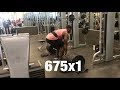 6 foot 5 Guy Deadlifting 675 lbs 🔥