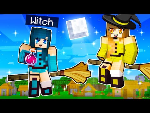 Going to WITCH SCHOOL in Minecraft!