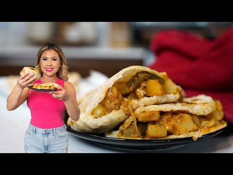 CHEESY PAPAS CON CHILE FLOUR GORDITAS A Very Simple Meal From My Childhood That Holds Many Memories