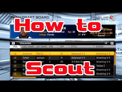Madden 15: How to Scout/Draft Players