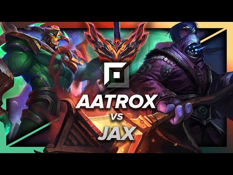 A BUILD DA FRONTLINE PERFEITA PRO AATROX? | AATROX VS JAX TOP | TOP 1 AATROX