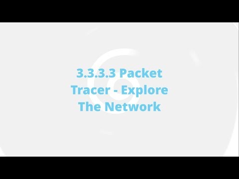 3.3.3.3 Packet Tracer - Explore a Network