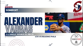 Alexander Vargas Vs. Reading Phils 4/10/25