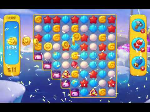 Fishdom Level 10102 - Daily Log #442 | Ice Adventure | Treasure Collection |