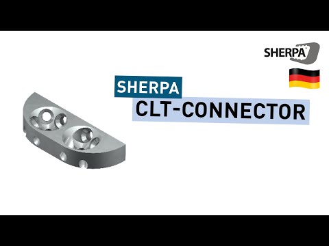 SHERPA CLT-Connector - Der weltweit erste standardisierte Verbinder für Brettsperrholz im Holzbau🔩🌲