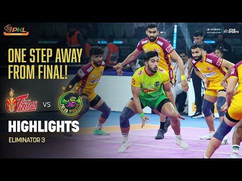 Telugu Titans storm into the Qualifier 2! Just one win away from the #PKL12 Final | Highlights