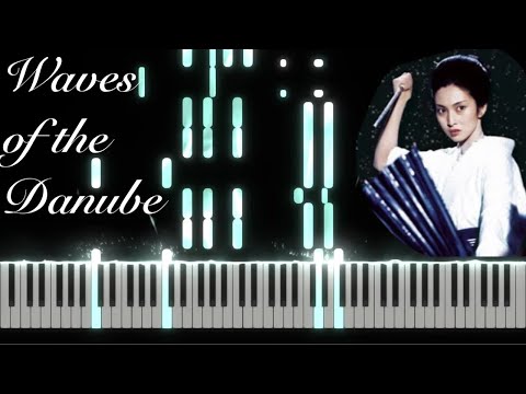 I. Ivanovici - Waves of the Danube Waltz on piano (Tutorial) | И. Иванович – Вальс «Дунайские волны»